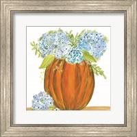 Pumpkin Full of Hydrangeas Fine Art Print