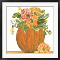 Pumpkin Full of Mums Fine Art Print