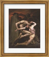 Dante and Virgil in Hell, 1850 Fine Art Print