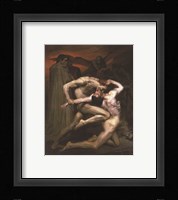 Dante and Virgil in Hell, 1850 Framed Print