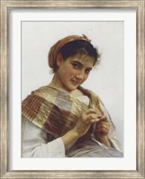 A Breton Girl, 1889 Fine Art Print