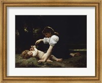 Young Woman and Child, 1881 Fine Art Print