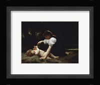 Young Woman and Child, 1881 Fine Art Print