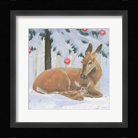 Christmas Critters Bright VIII Framed Print