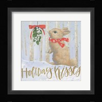 Christmas Critters Bright IV Framed Print