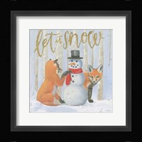 Christmas Critters Bright III Framed Print
