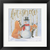 Christmas Critters Bright III Framed Print