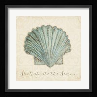 Beach Treasures I Christmas Framed Print