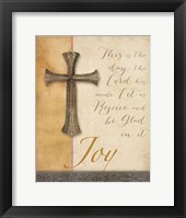 Words for Worship Joy Framed Print