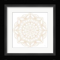Contemporary Lace Neutral IV Framed Print
