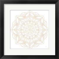 Contemporary Lace Neutral IV Framed Print