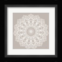 Contemporary Lace Neutral VI Framed Print
