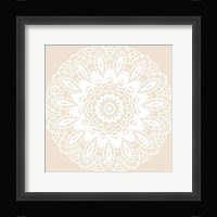 Contemporary Lace Neutral II Framed Print