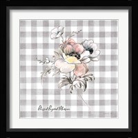 Sketchbook Garden X Checker Blessed Framed Print