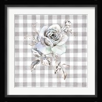 Sketchbook Garden IX Checker Framed Print