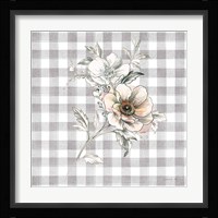 Sketchbook Garden VII Checker Framed Print