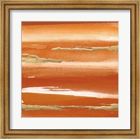 Gilded Mandarin III Burnt Orange Fine Art Print
