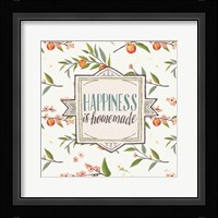 Sweet Life VI White v2 Framed Print
