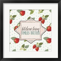 Sweet Life IX White v2 Framed Print