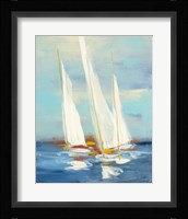 Summer Regatta III Red Yellow Fine Art Print