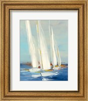 Summer Regatta II Red Yellow Fine Art Print