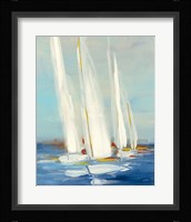 Summer Regatta II Red Yellow Fine Art Print