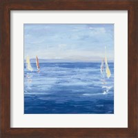 Open Sail with Red Crop Fine Art Print