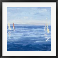 Open Sail with Red Crop Fine Art Print