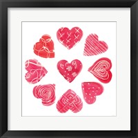 Hearts and More Hearts II Fine Art Print
