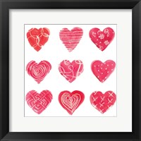 Hearts and More Hearts I Fine Art Print