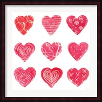 Hearts and More Hearts I Fine Art Print