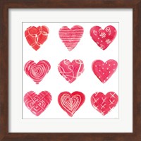 Hearts and More Hearts I Fine Art Print