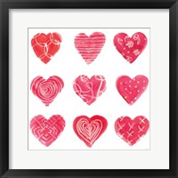 Hearts and More Hearts I Fine Art Print