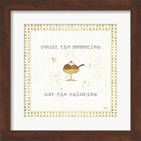 Calorie Cuties VI Dot Border Fine Art Print