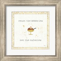 Calorie Cuties VI Dot Border Fine Art Print
