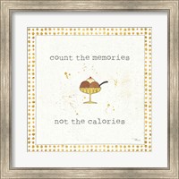 Calorie Cuties VI Dot Border Fine Art Print