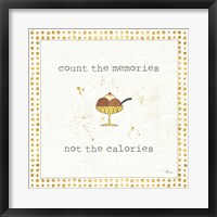 Calorie Cuties VI Dot Border Fine Art Print