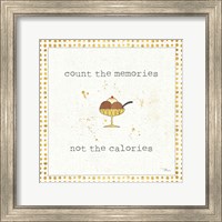 Calorie Cuties VI Dot Border Fine Art Print