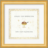 Calorie Cuties VI Dot Border Fine Art Print