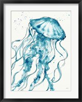 Deep Sea X v2 Teal Fine Art Print