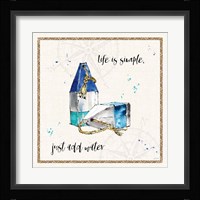 Coastal Buoys VI Life Framed Print