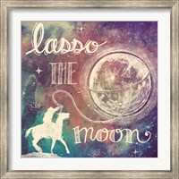 Universe Galaxy Lasso the Moon Fine Art Print