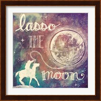 Universe Galaxy Lasso the Moon Fine Art Print
