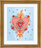 Frida's Heart III Fine Art Print