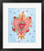 Frida's Heart III Fine Art Print