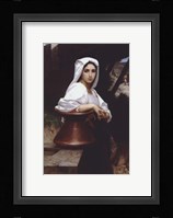 Italian Girl Drawing Water Fine Art Print
