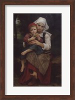 Breton Brother and Sister Fine Art Print