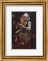 Breton Brother and Sister Fine Art Print