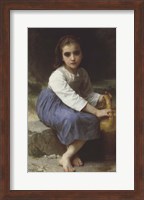 Young Girl with a Pitcher; Jeune Fille a La Cruche, 1885 Fine Art Print