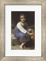 Young Girl with a Pitcher; Jeune Fille a La Cruche, 1885 Fine Art Print